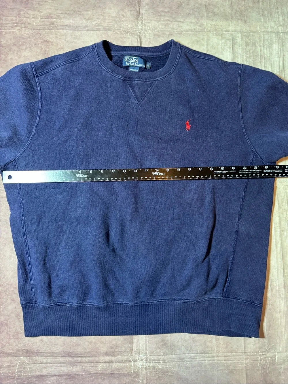 Polo Ralph Lauren Double Knit Heavyweight  Sweatshirt Men’s Size XL Navy Blue RL